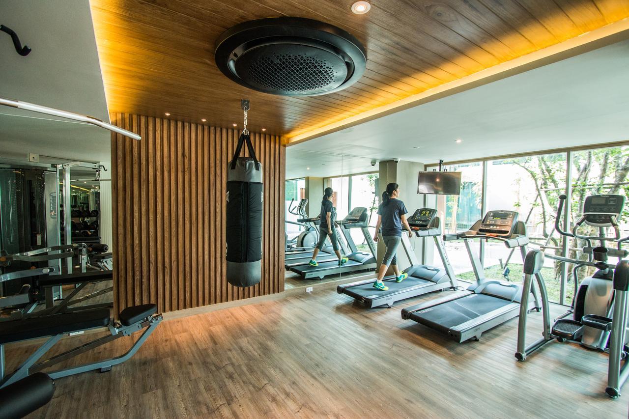 Fusion Suites Phuket Patong Kültér fotó The gym at the hotel